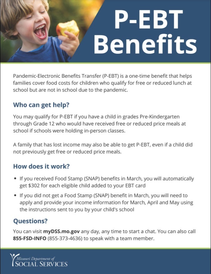 P-EBT Benefits Flyer