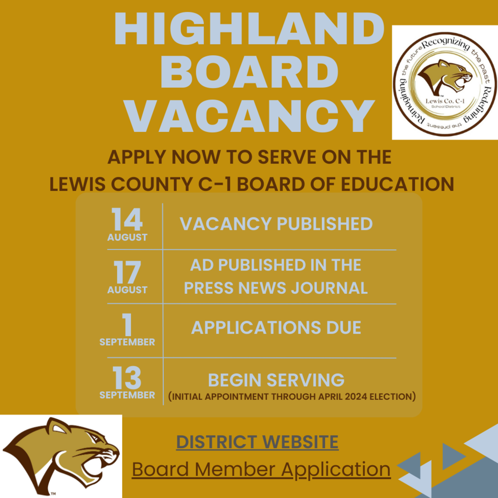 LCC1 Board Member Vacancy Announcement