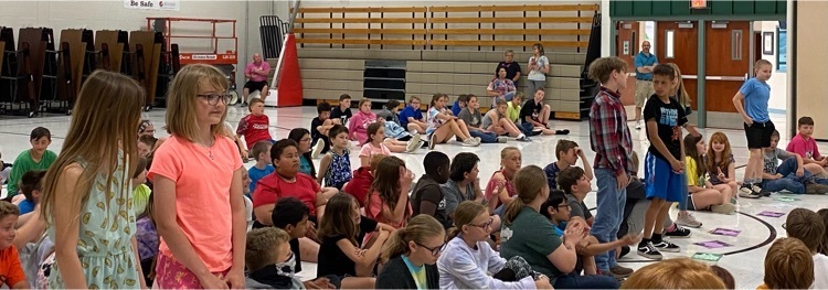 Mrs. Steinbeck’s class Attendance Awards