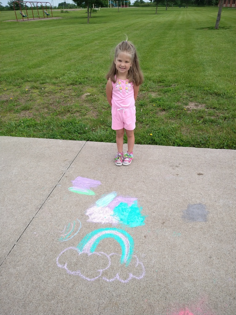 Sidewalk art