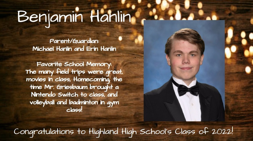 Benjamin Hanlin Sr. Spotlight