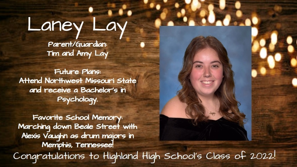 Senior Spotlight Picture of Laney Lay