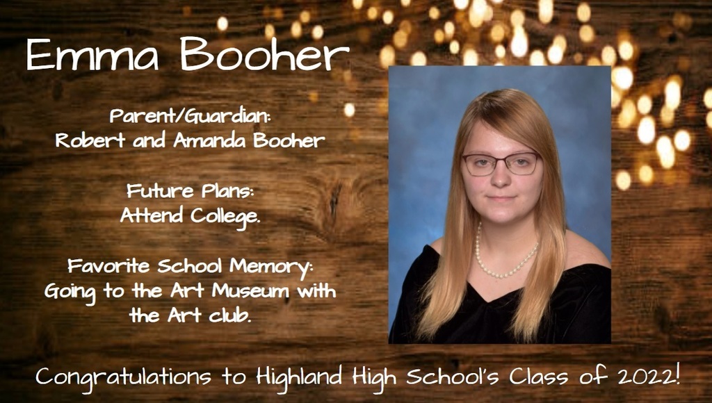 Senior Spotlight Picture of Emma Booher