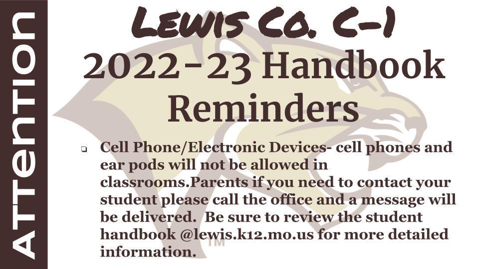 cell phone policy for highland high school