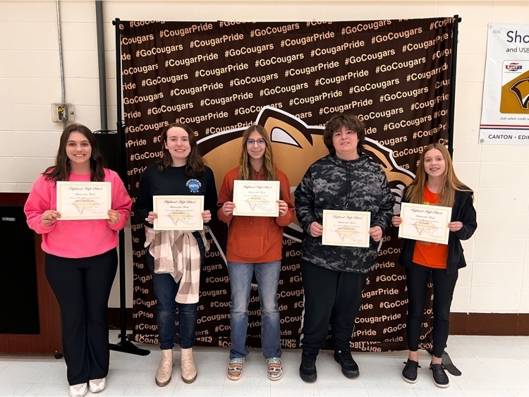 February High School Students of the Month 